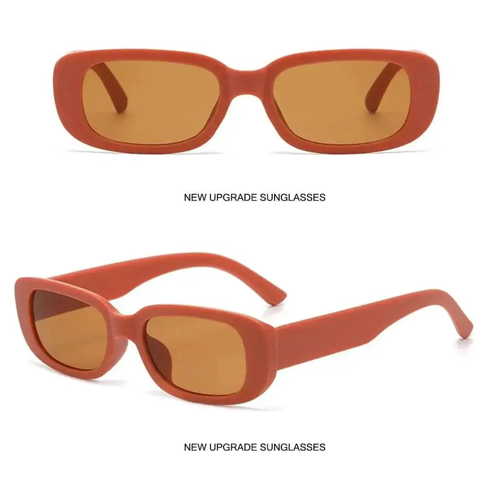 Retro 90s Rectangle Sunglasses Unisex Y2K UV400 Protection