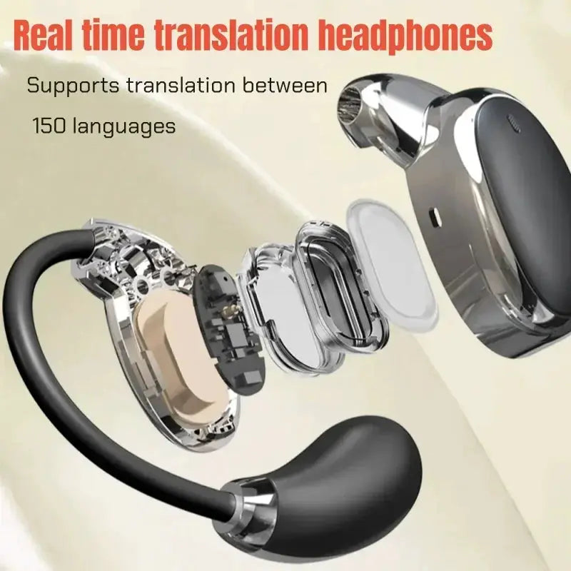 150 Languages Smart Translation Bluetooth 5.4 Earbuds
