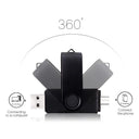 USB Flash Drive 3-in-1 Metal Pen Drive High Capacity Storage