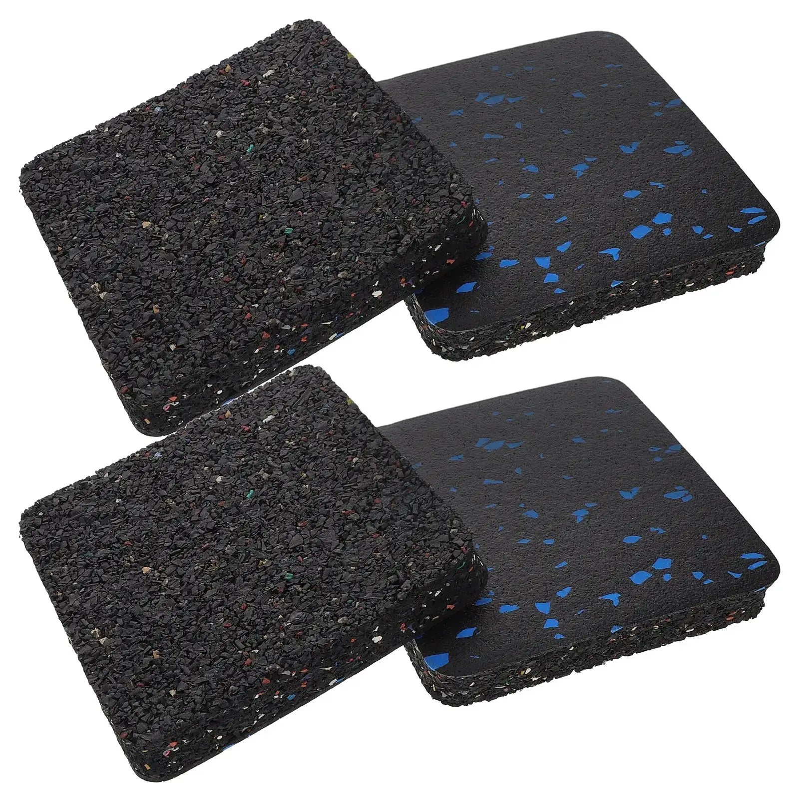 4Pcs Premium Anti Vibration Treadmill Mat Thick Cushioning Noise Cancelling Floor Protection Pad for Fitness Equipment