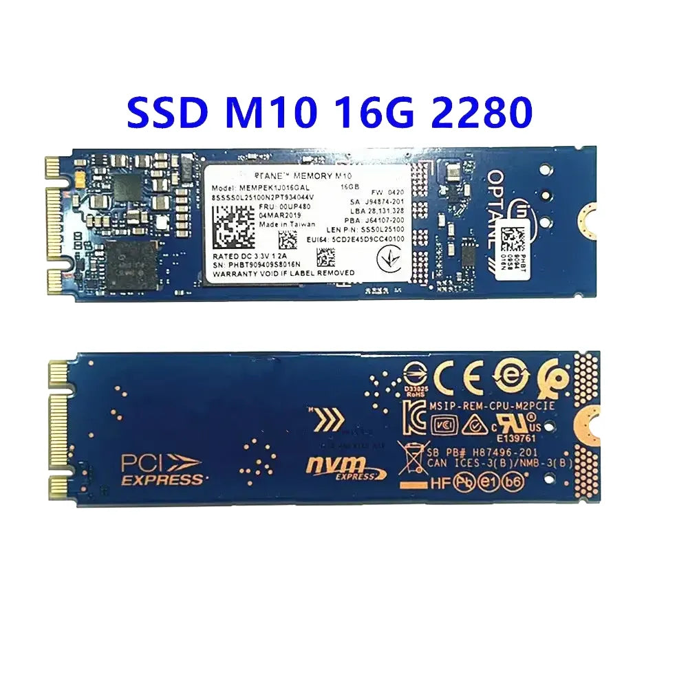 Internal SSD - Fast Intel Optane Storage - 2PCS M10 16G 2242 product image