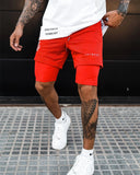 Men's Camo 2-in-1 Compression Shorts for Running Gym Basketball