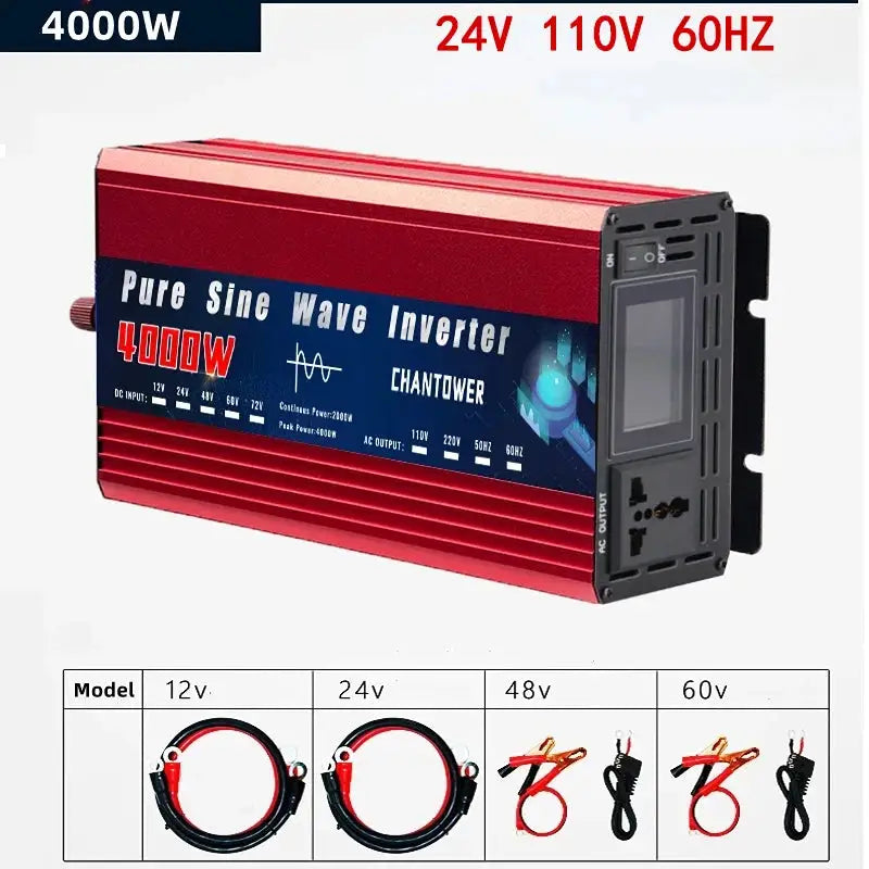 1500W Pure Sine Wave Inverter Solar DC AC Converter
