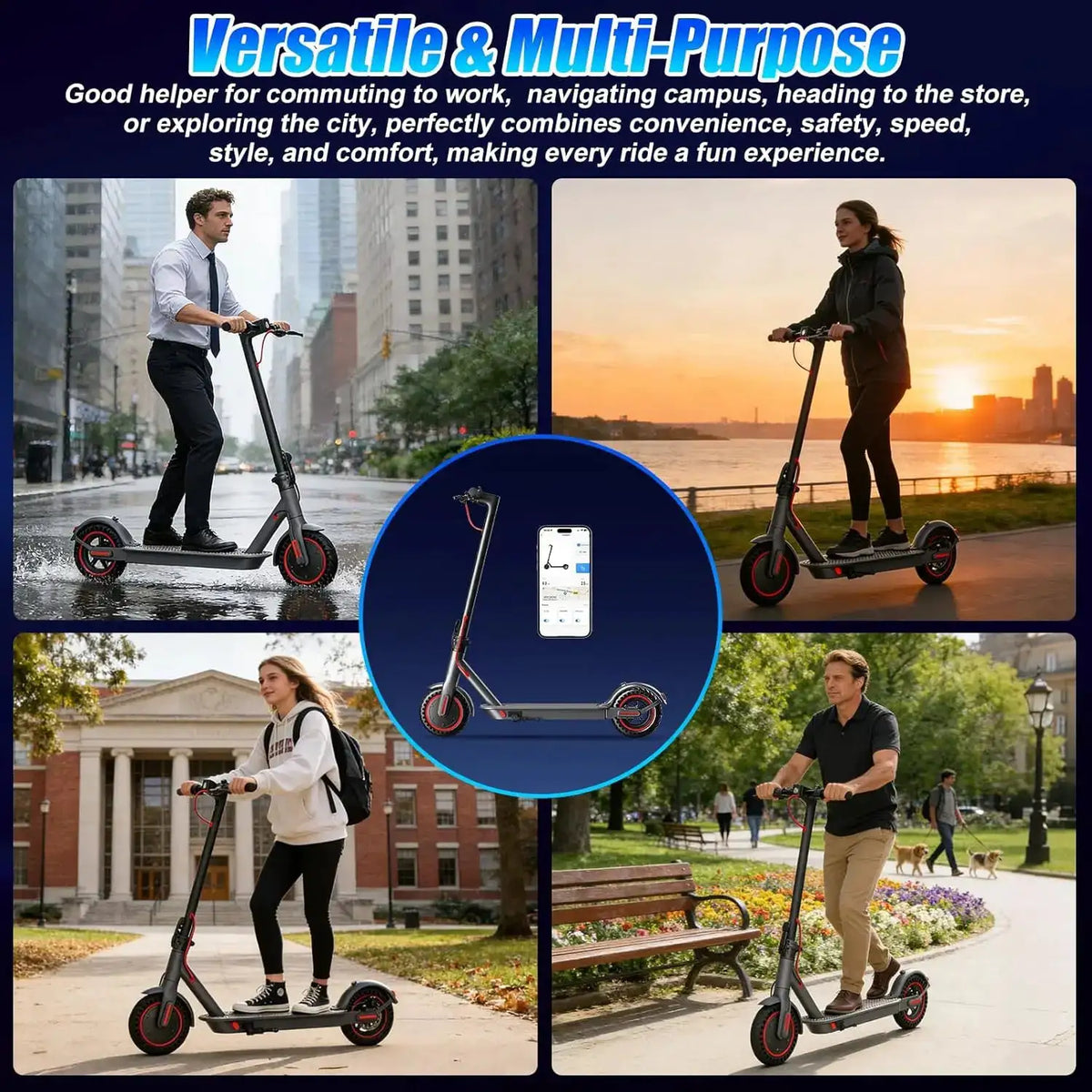 Foldable Electric Scooter For Adults — product view 4