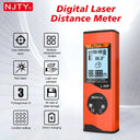 NJTY Laser Rangefinder Tape Measure 30m 50m Profesional Measuring Instrument Laser Distance Meter Trena Laser Metro Range Finder