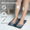Electric EMS Foot Massager With Gel Pad Portable EMS Muscle Stimulation Massage Mat Improve Blood Circulation Relief Pain Relax