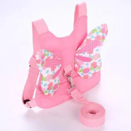 Toddler Leash Safety Backpack Pink Anti Loss Traction Rope