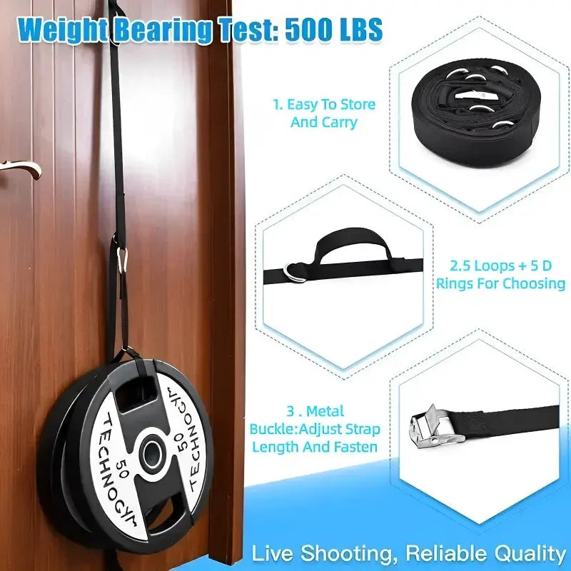 Door Anchor Strap Elevates Home Workouts — product view 8