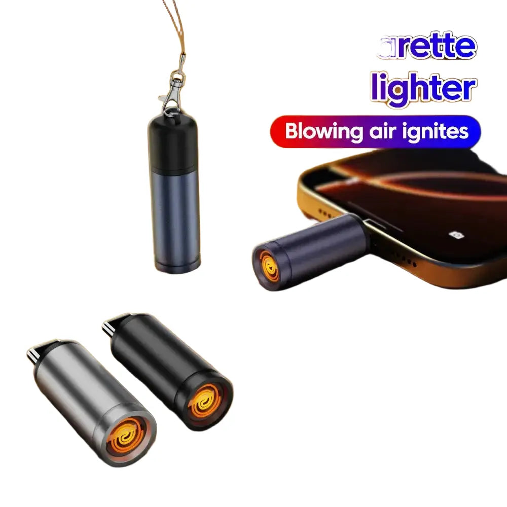 Type C Electric Lighter - Rechargeable Aluminum Body — product view 1