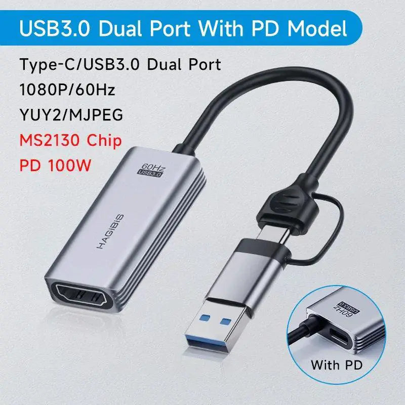 USB HDMI Video Capture Card For Recording And Streaming