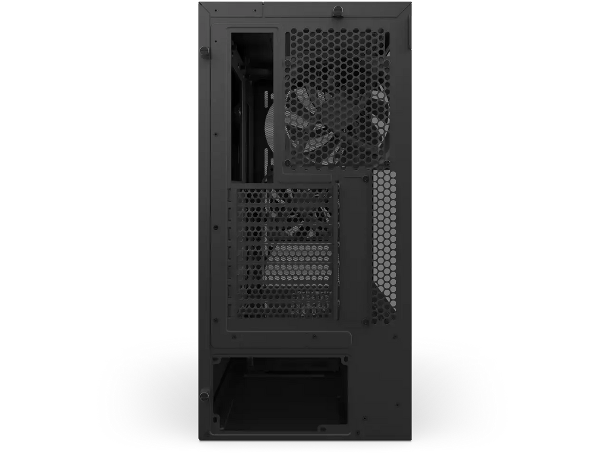 NZXT H Series Flow Edition ATX Mid Tower Chassis All Black — product view 8