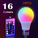 Smart RGB LED Bulb - Dimmable Remote Control