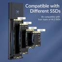 iDsonix SSD Enclosure for High-Speed Data Transfer Box