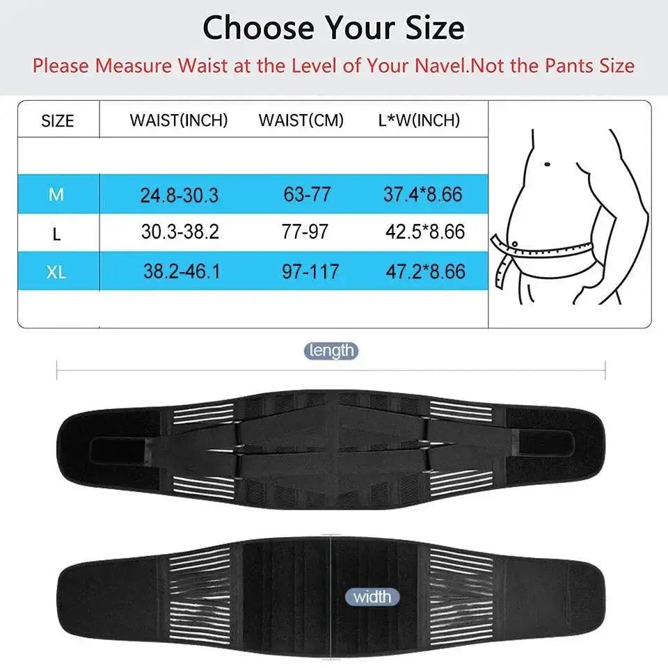 Orthopedic Lumbar Support Belt for Back Pain Relief