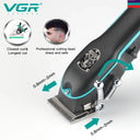 VGR Hair Cutting Machine Professional Hair Clipper V-123