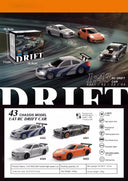 2.4G RC Drift Car 1/43 4WD High Speed Racing Model Gift