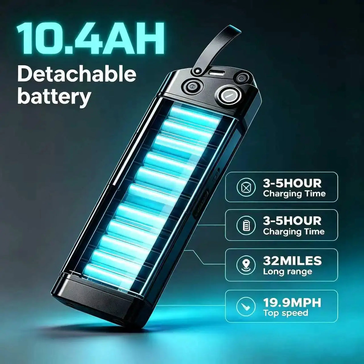 Hezzo Folding Electric Bike — product view 5