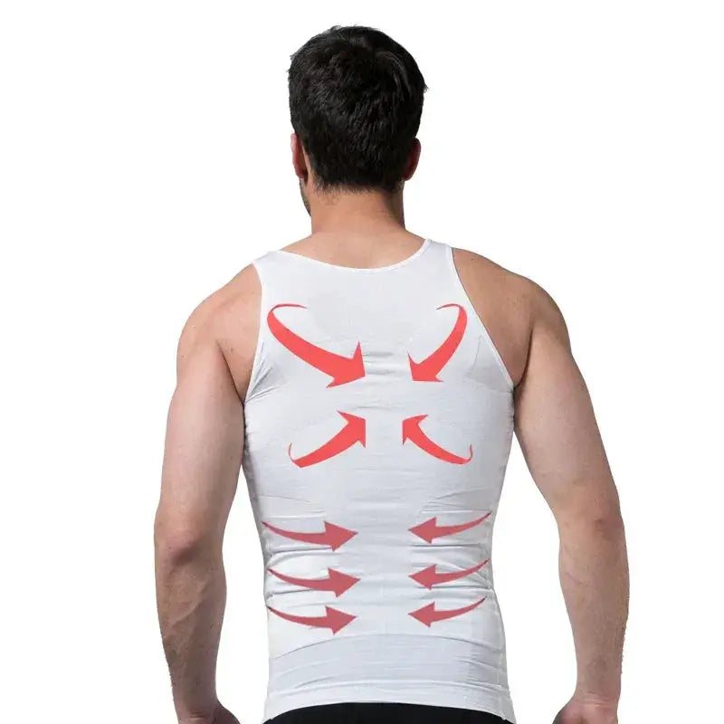 Men's Slimming Compression Vest for Tummy Control Waistline