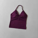 Yoga Set Breathable Sexy Halter Sports Bra