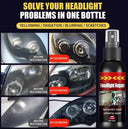 Car Headlight Restoration Fluid - Fast Remove Yellowing &