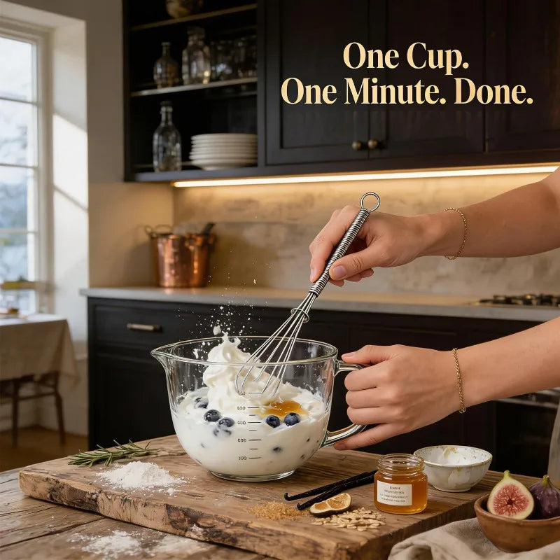 Small Wire Whisk Set of , Portable Stainless Steel Kitchen — product view 2