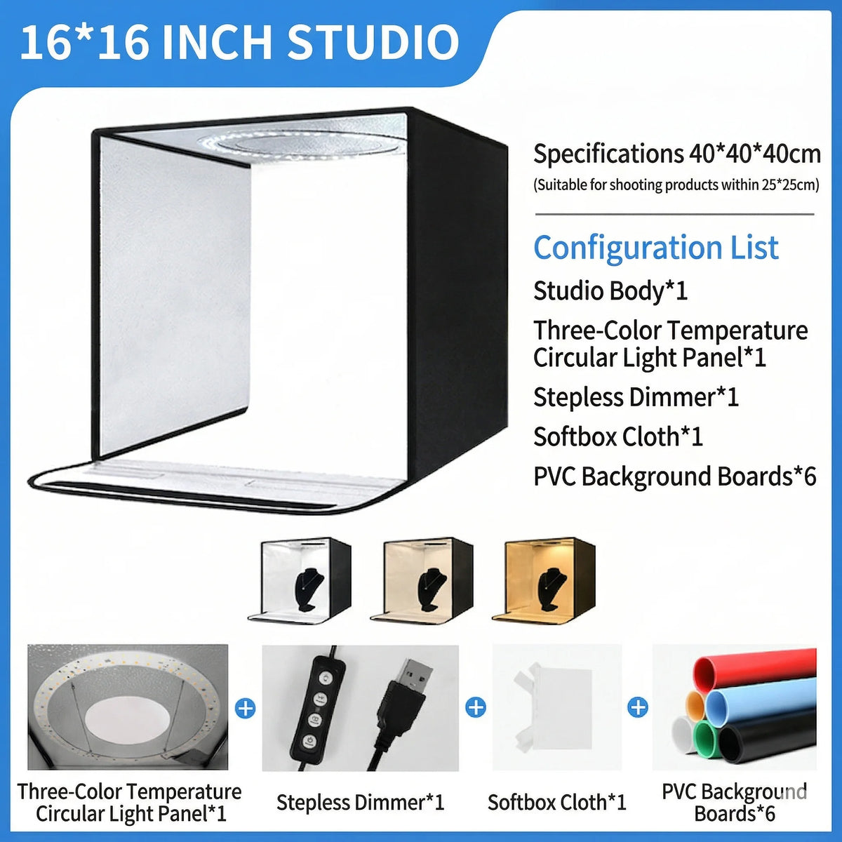 Portable Folding Photo Studio Lightbox