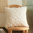 Cozy Vintage Knitted Pillow Cover: Nostalgic Home Decor Piece