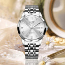 Luxury Stainless Steel Women's Quartz Watch Stylish Waterproof