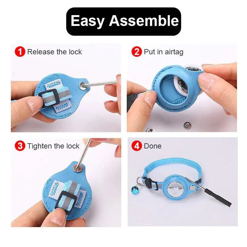Anti Lost Cat Collar For AirTag Waterproof Tracker