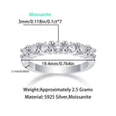 Elegant Moissanite Stackable Ring