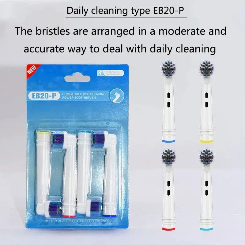 Oral B Replacement Toothbrush Heads 4 Pack Compatible