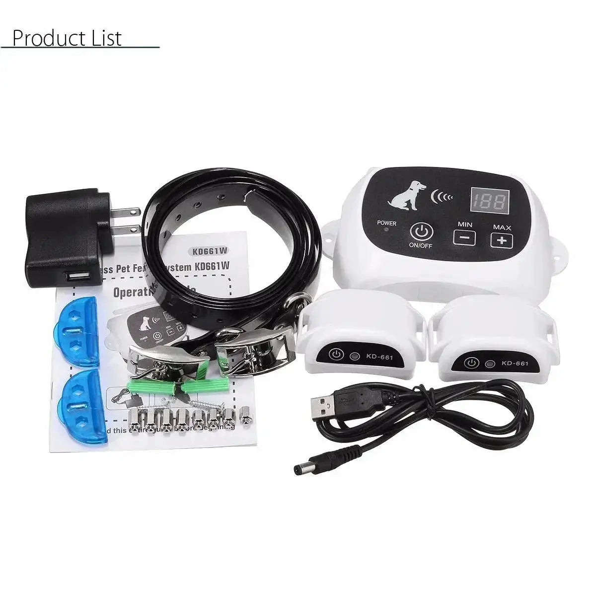 Wireless Dog Fence And Training System Reliable Customizable