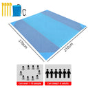 Portable Waterproof Beach Blanket and Camping Mat 2x2.1m