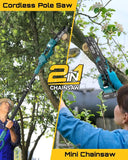 Effortless High Branch Trim Cordless Saw