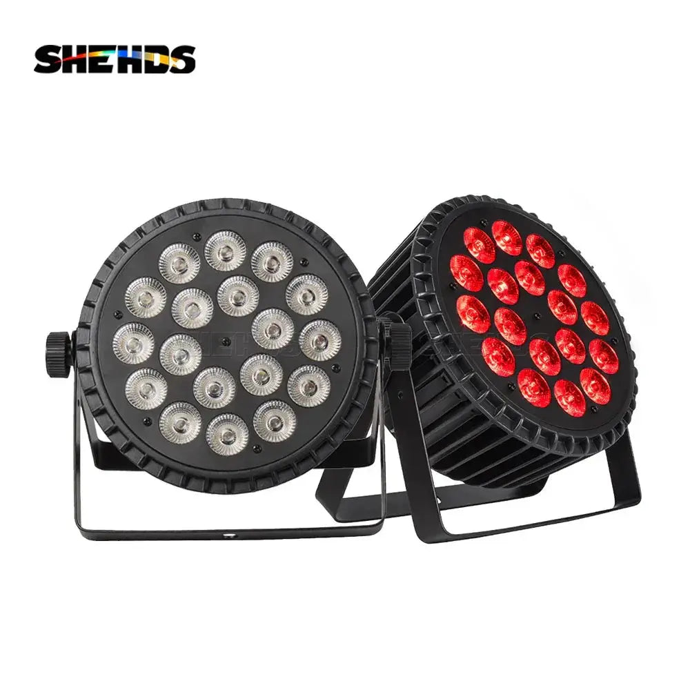Shehds 2 Pack 18x18W LED Par Wash Lights for DJ Parties