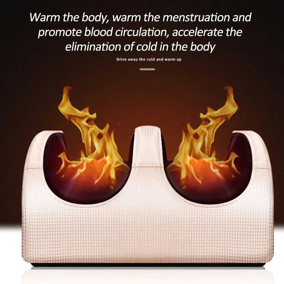 Electric Heating Foot Massager with Remote Control Hot Compress Knead Vibration Legs Massage Christmas Valentine's Day Gift Box