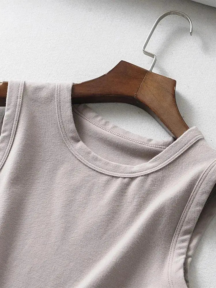 Summer Chic White Crop Top Trendy Streetwear Tank Women