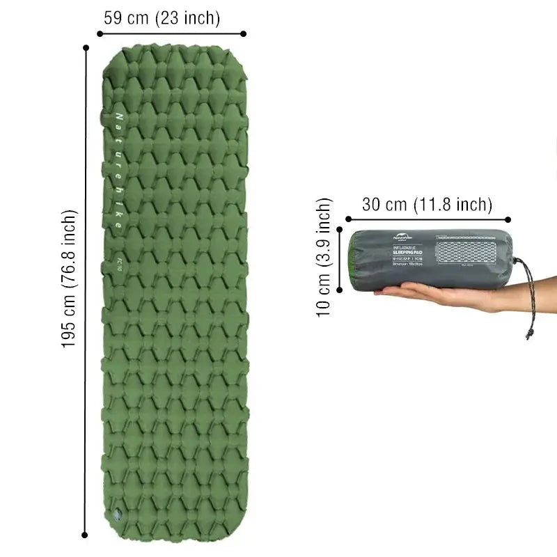 Ultralight Camping Air Mattress Waterproof Cushion Pad