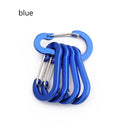 5pcs Tools Carabiner Outdoor Backpack Camping Climbing Clips
