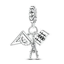 Charm Sterling Silver Happy Graduation