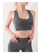 Elevate Your Workout: Women's High Waist Tank Shorts Set