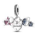 Bangle Bracelet Inlaid Zircon Beads