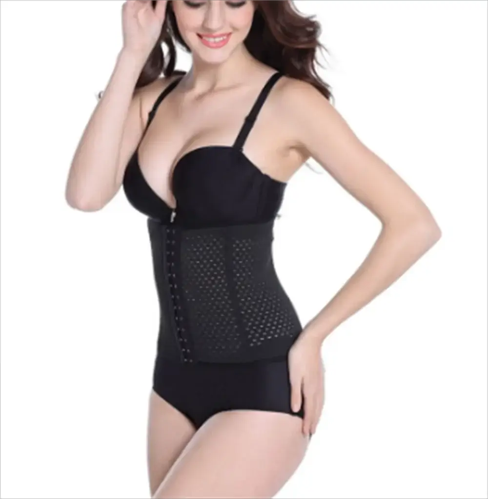 Plus Size Womens Latex Waist Trainer Shapewear Corset