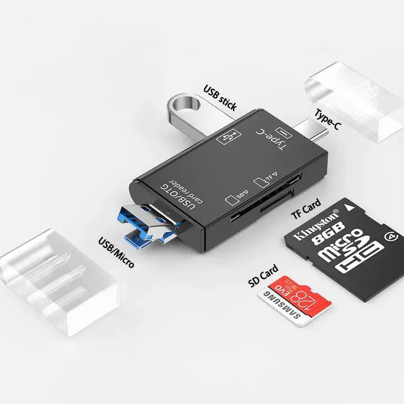 Universal High Speed USB Card Reader Hub For Data Transfer