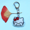 Anime Hello Kitty & My Melody Keychain Set for Fans