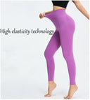 Nude Yoga Pants for Women High Waist Seamless Hip Lifting Fitness Design