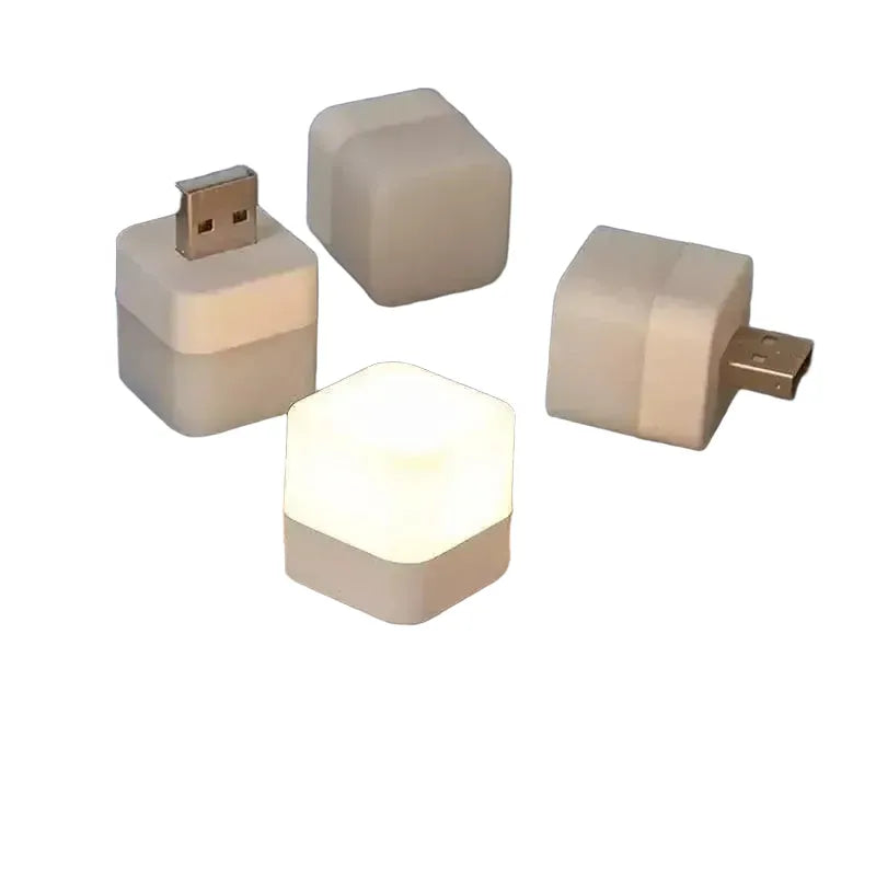 Eye Comfort USB Reading Light for Travel — round white light