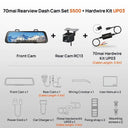 Smart Rearview Dash Cam for Drivers