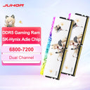 JUHOR Memoria Ram DR5 RGB 16GB 6400MHz Desktop Memory