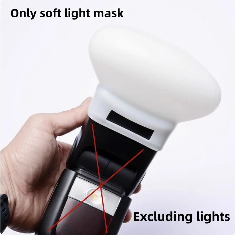 Silicone Soft Camera Flash Diffuser